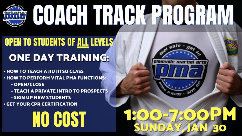 Coach Track Program Announced For Sunday, January 30 1-7pm