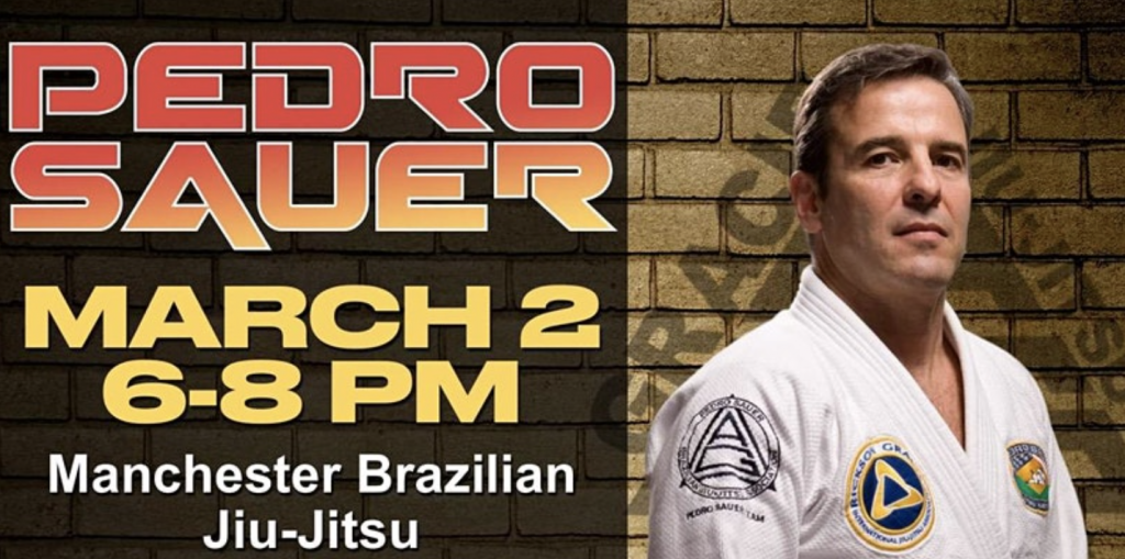 REMINDER: Pedro Sauer Is Coming 3/2