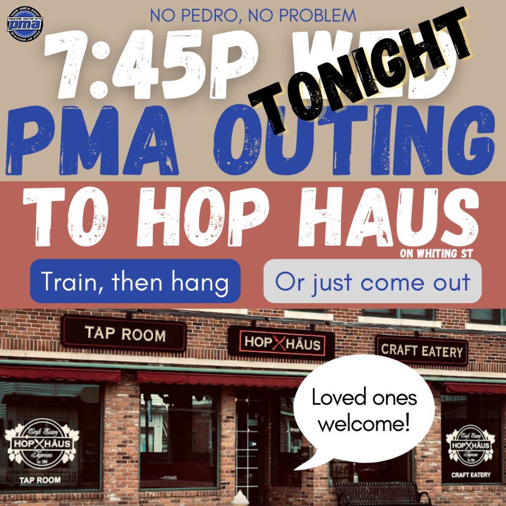 Hop Haus Is Tonight At 7:45p!